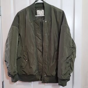 Bomber jacket oversized women's M